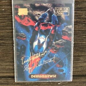 ’94 Marvel Masterpieces trading card: Darkhawk #27 (Gold for Signature Series)
